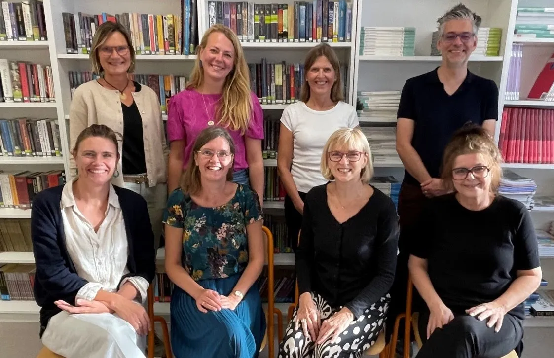 Het team van de Nederlandse Afdeling